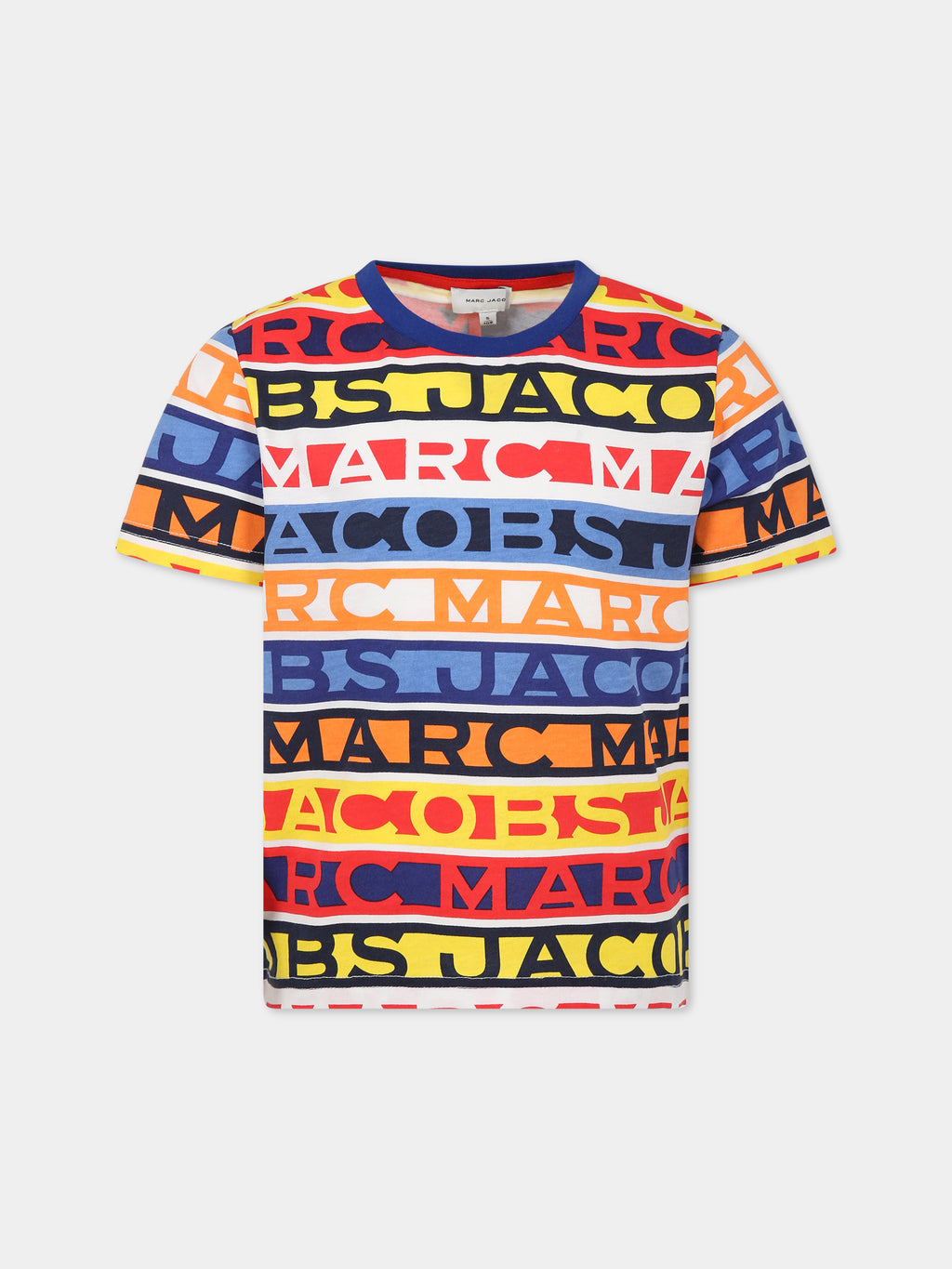 T-shirt multicolore pour garçon avec imprimé logo